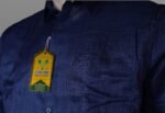 Vishwajanani Mens Blue Full Sleeve Shirt