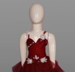 VishwaJanani Bulgarian Rose-Colored Frock