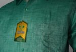 Vishwajanani Mens Green Full Sleeve Shirt