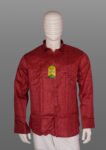 Vishwajanani Mens Red Full Sleeve Shirt