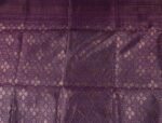 VISHWA JANANI Handloom Saree for Women, Purple Banarasi Silk Saree with Zari Weaving