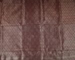 VISHWA JANANI Handwoven Silk Saree with Maroon and Green Motifs, 6 Metres