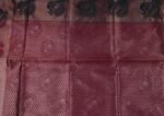 VISHWA JANANI Maroon and Green Floral Printed Saree for Women